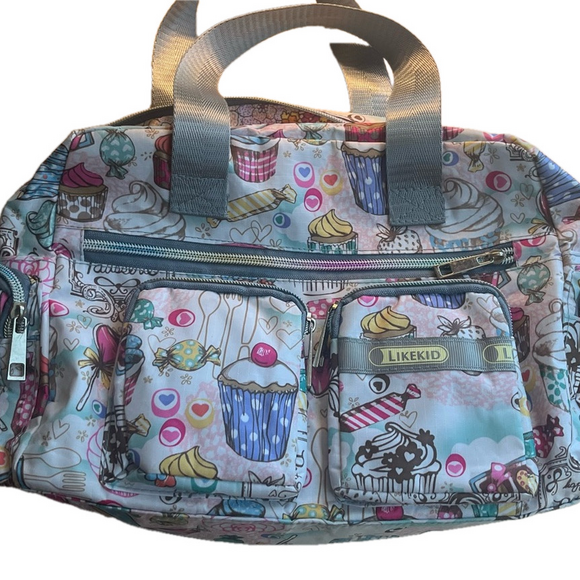 LikeKid Cupcake Print Bag - Picture 1 of 4